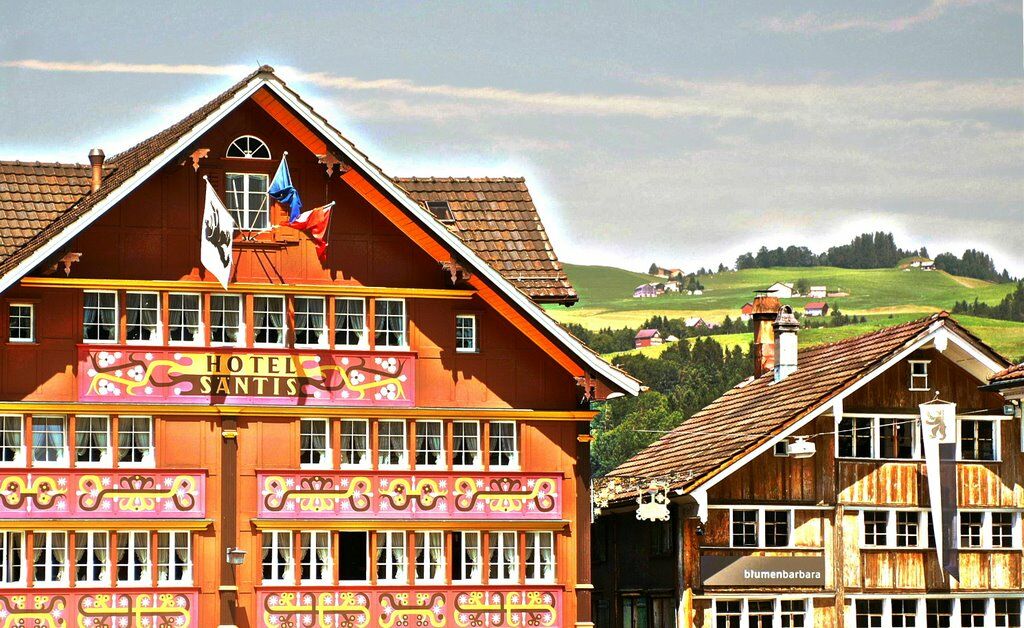Romantik Hotel Santis Appenzell Buitenkant foto